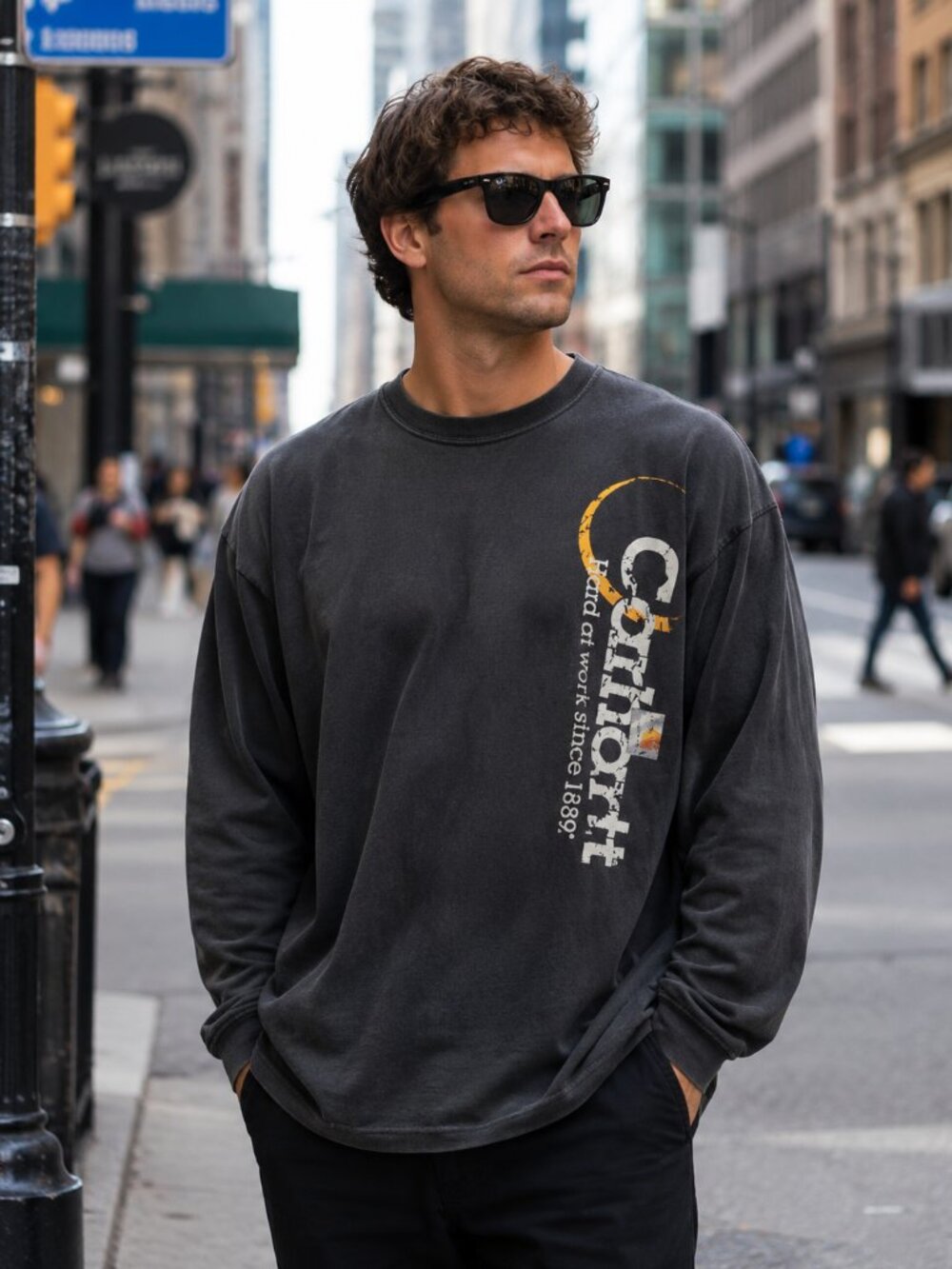 Mens Carhartt Long Sleeve  SWEAT (XXL)